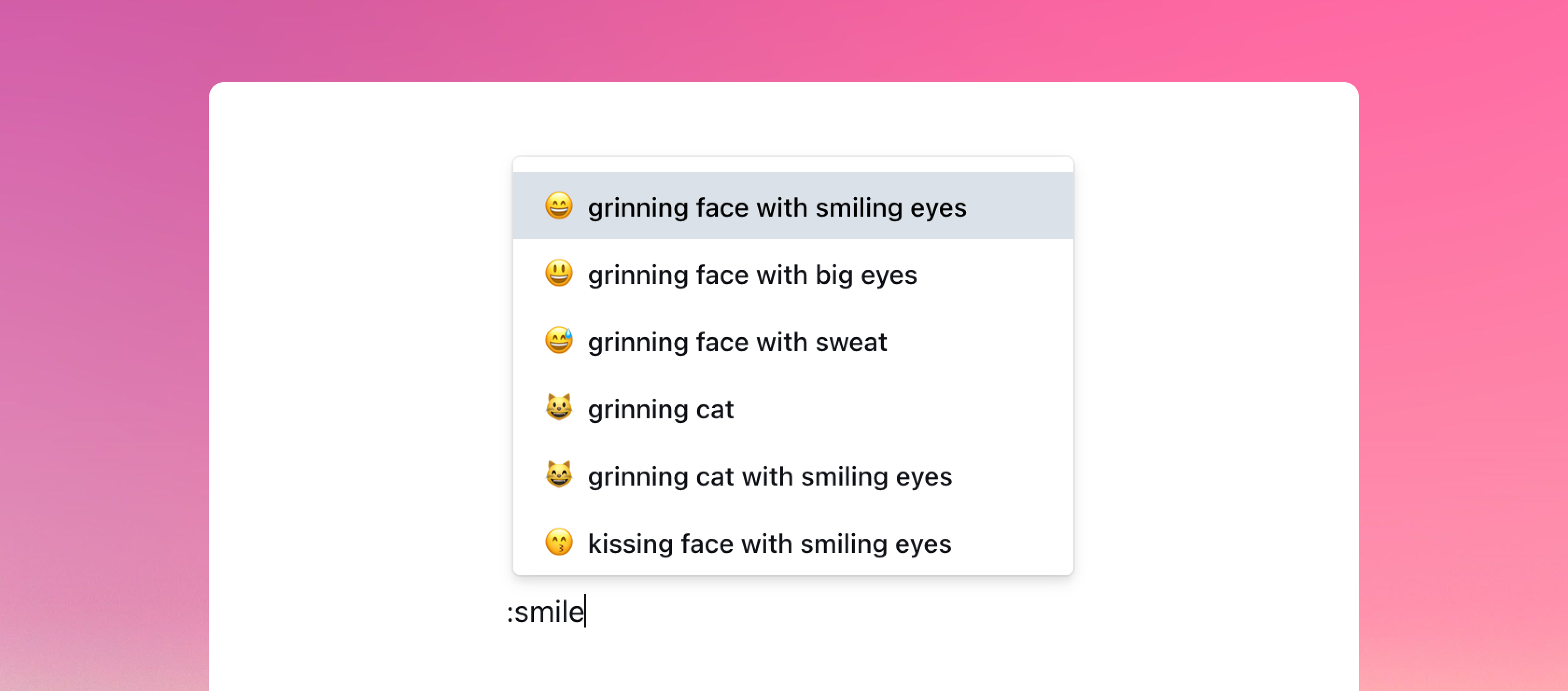 Outline emoji picker